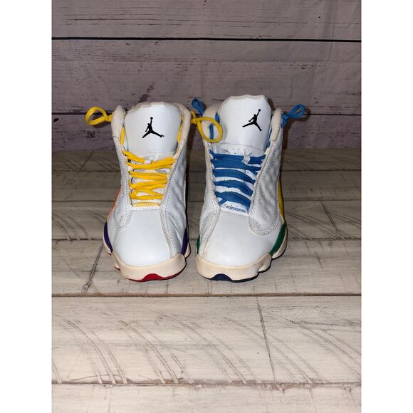 Nike Air Jordan 13 Retro GS Multicolor Women sz 8 - Picture 2 of 6